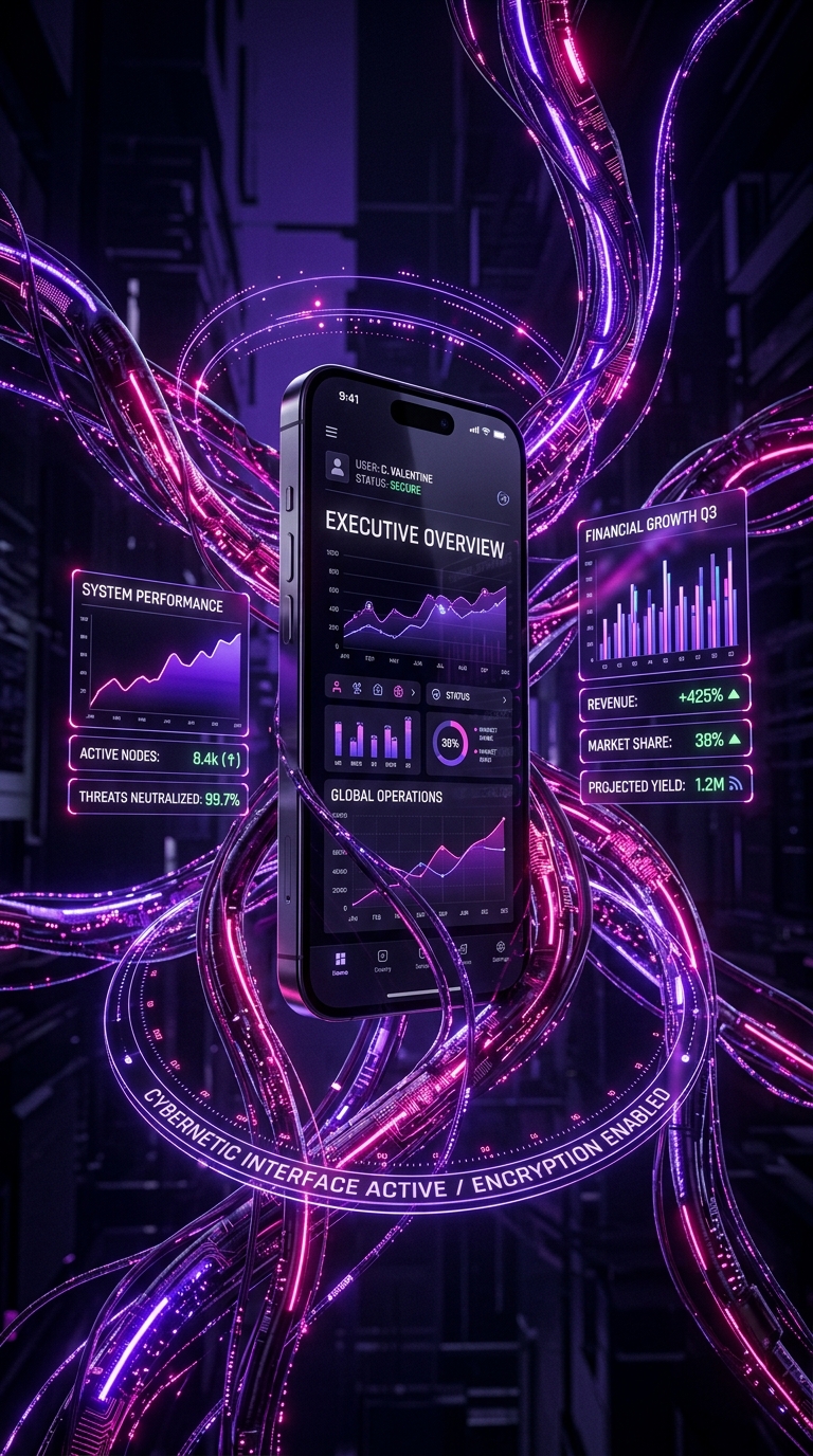 IAtrixMKT 3D Executive Dashboard